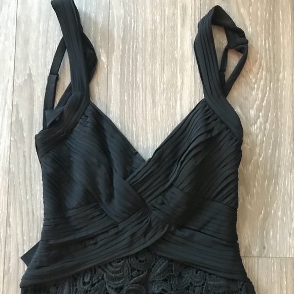 BCBG Maxazria Black Cocktail Dress - Picture 2 of 8